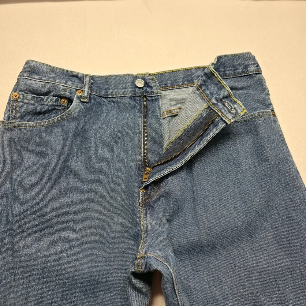 Levi's 517 Bootcut Men's‎ Denim Blue Jeans Size 36x34 Actual 34x34